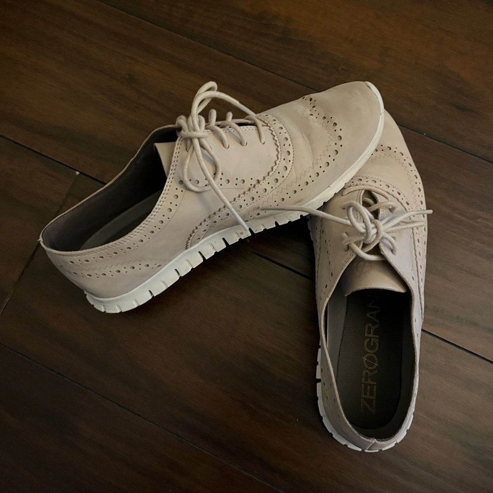 Cream Zero Grand Cole Haans, size 9.5